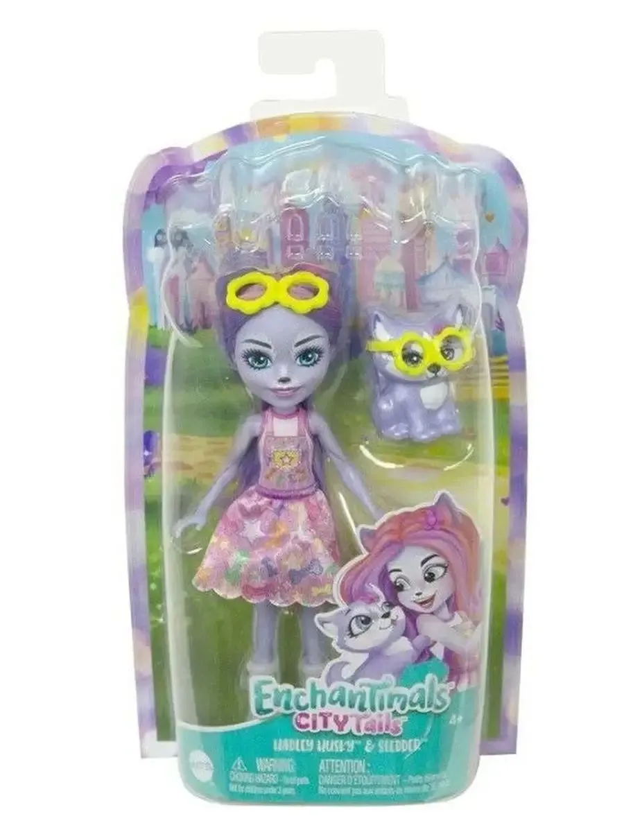 Enchantimals Кукла Хэдли Хаски и питомец Следер
