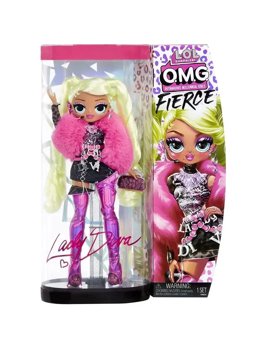 LOL Surprise OMG модная кукла Lady Diva, с аксессуарами 