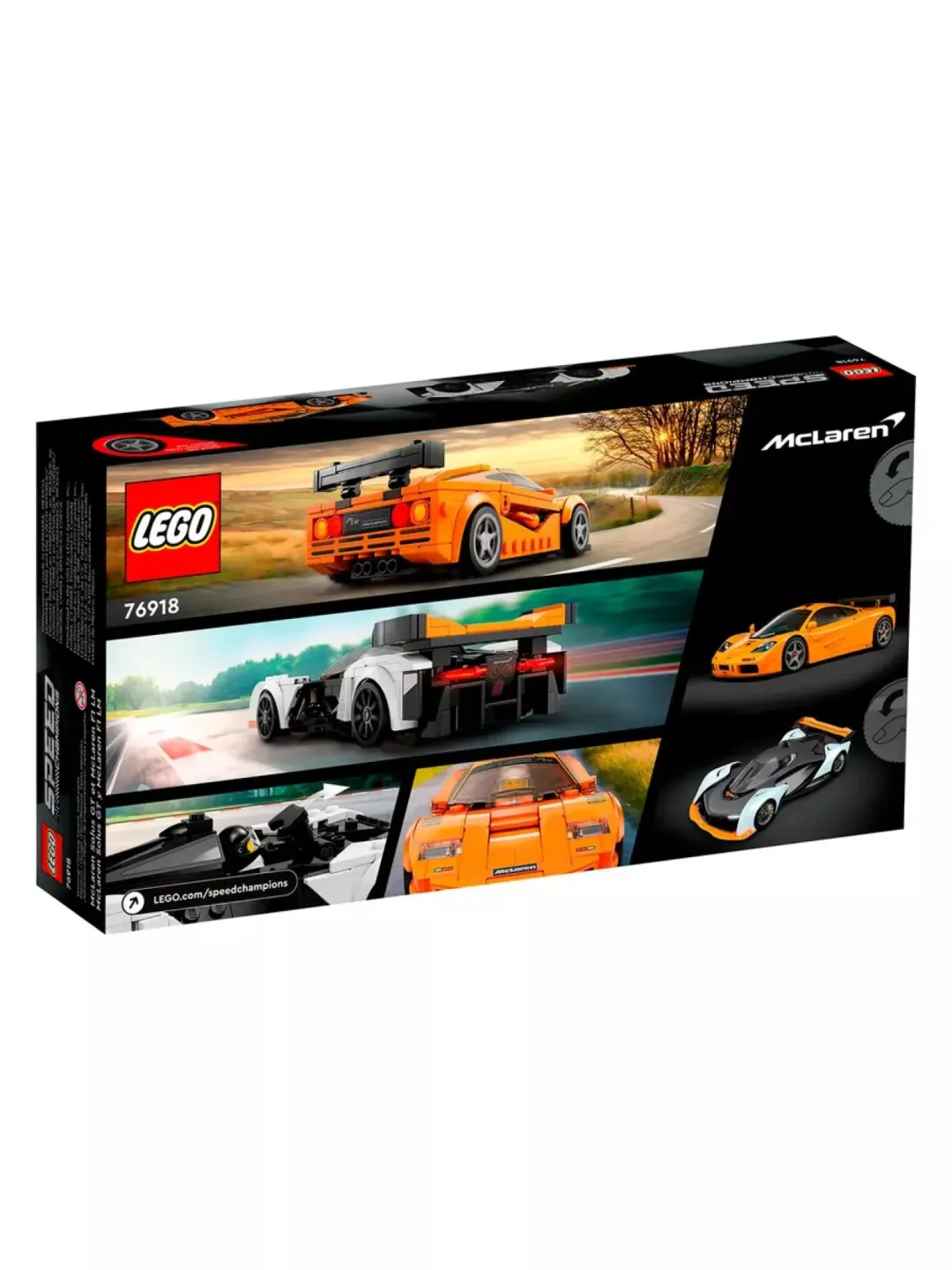 Конструктор LEGO Гоночные автомобили McLaren Solus GT & McLa