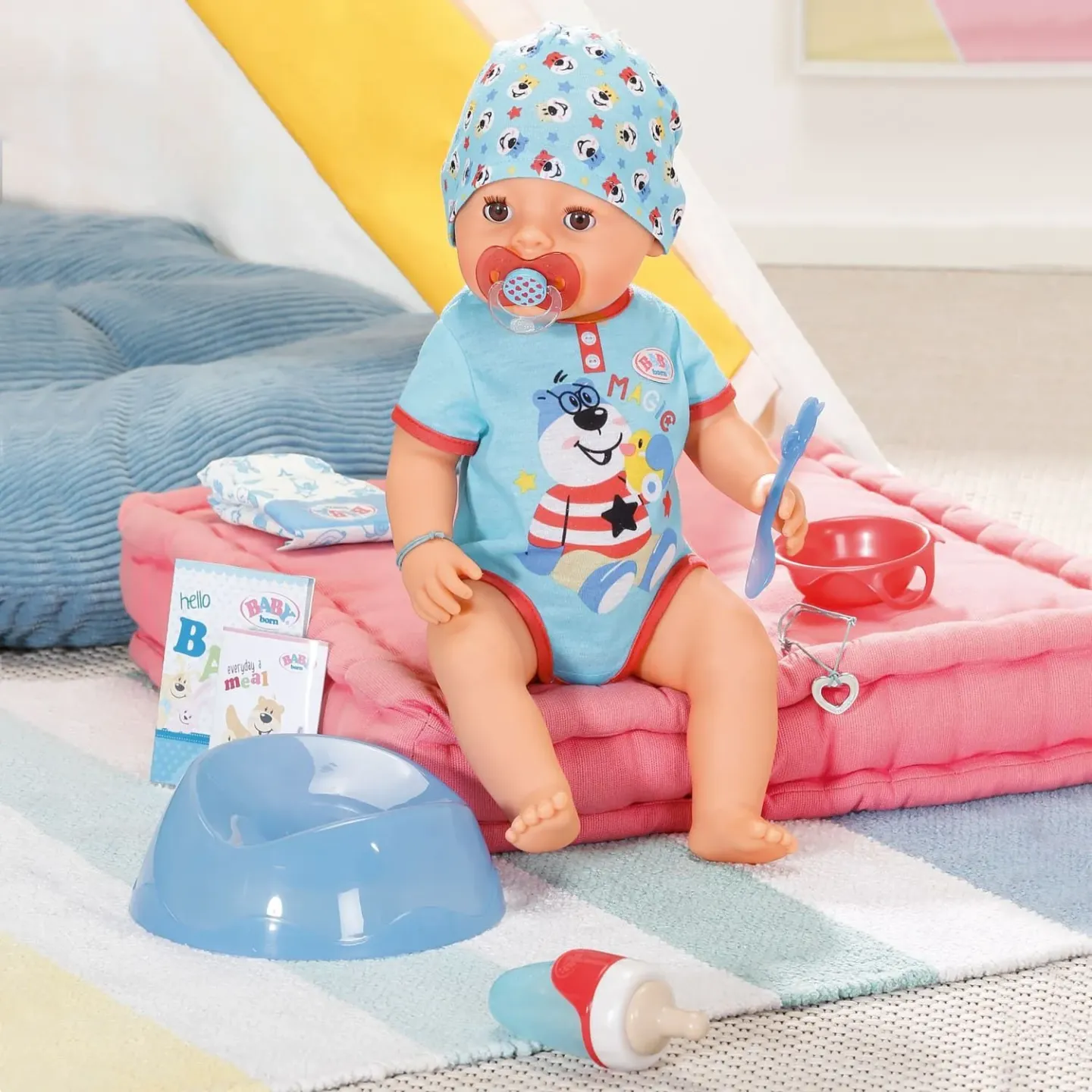 BABY born Интерактивная кукла мальчик Магические глазки 43 см