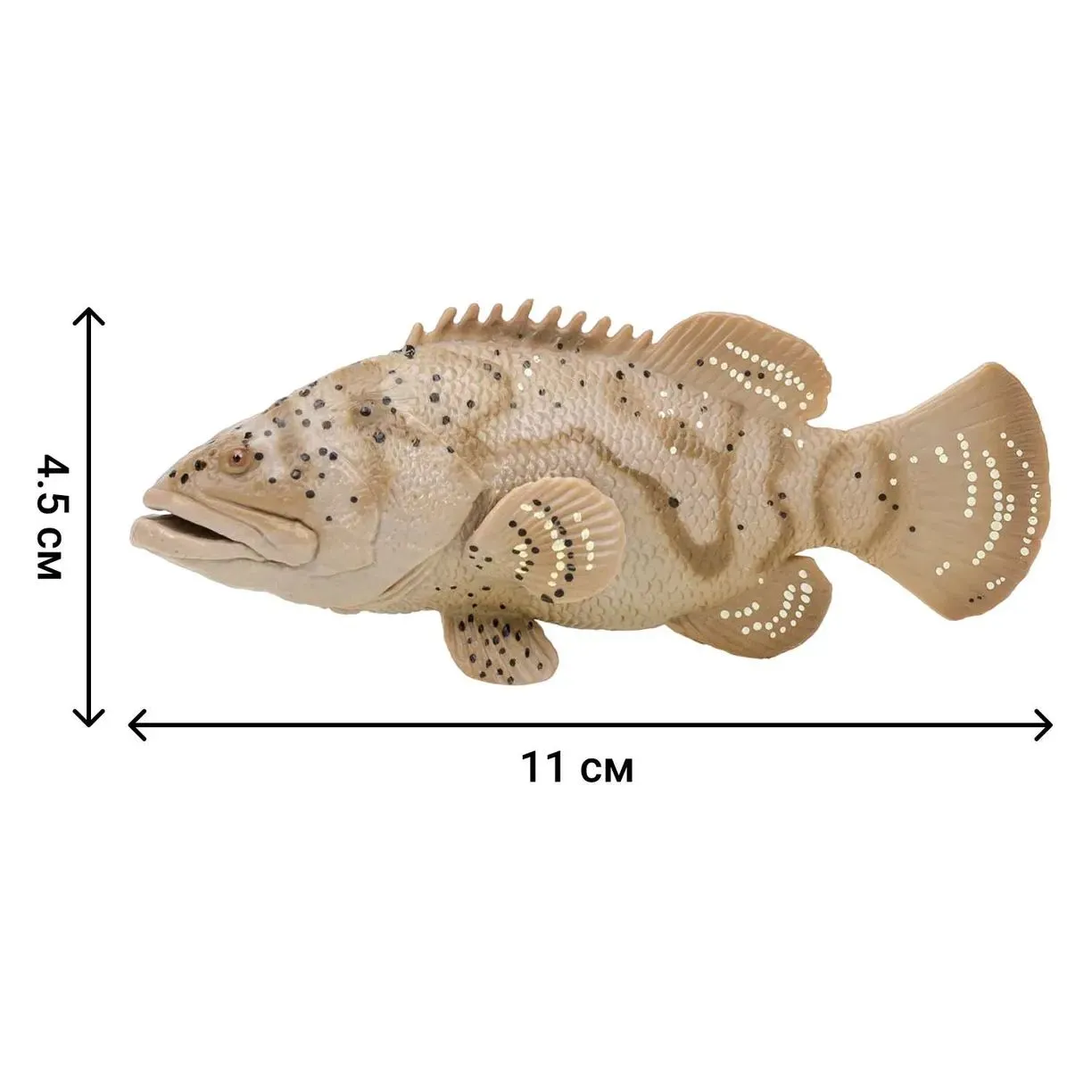 Фигурки игрушки серии “Мир морских животных“: Акула, морской леопард, рыба-лиса, морской лев, рыба-м