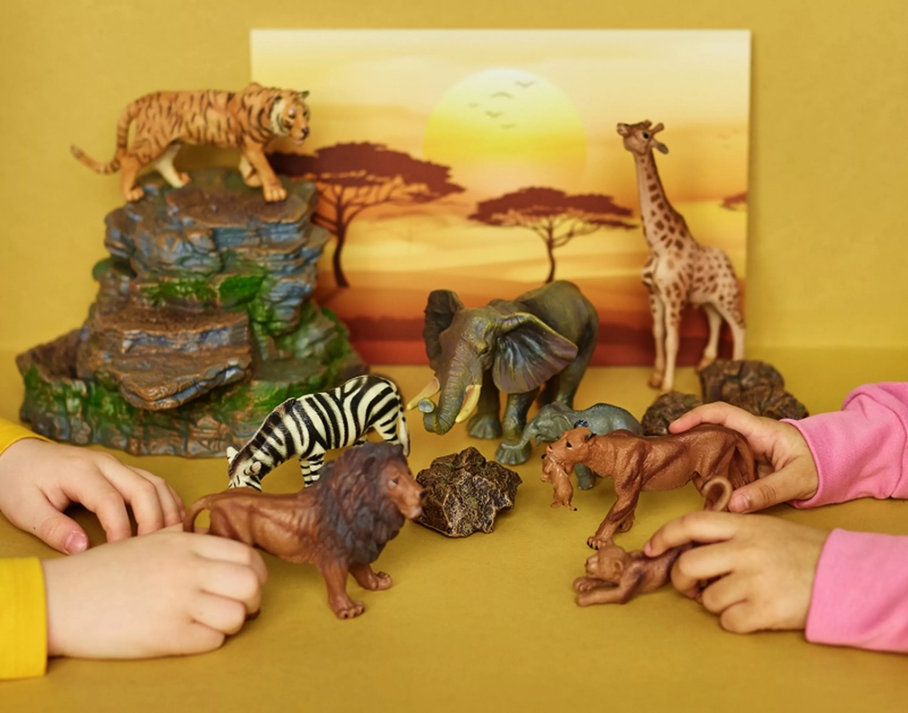 Игрушки фигурки в наборе серии “На ферме“, 10 предметов