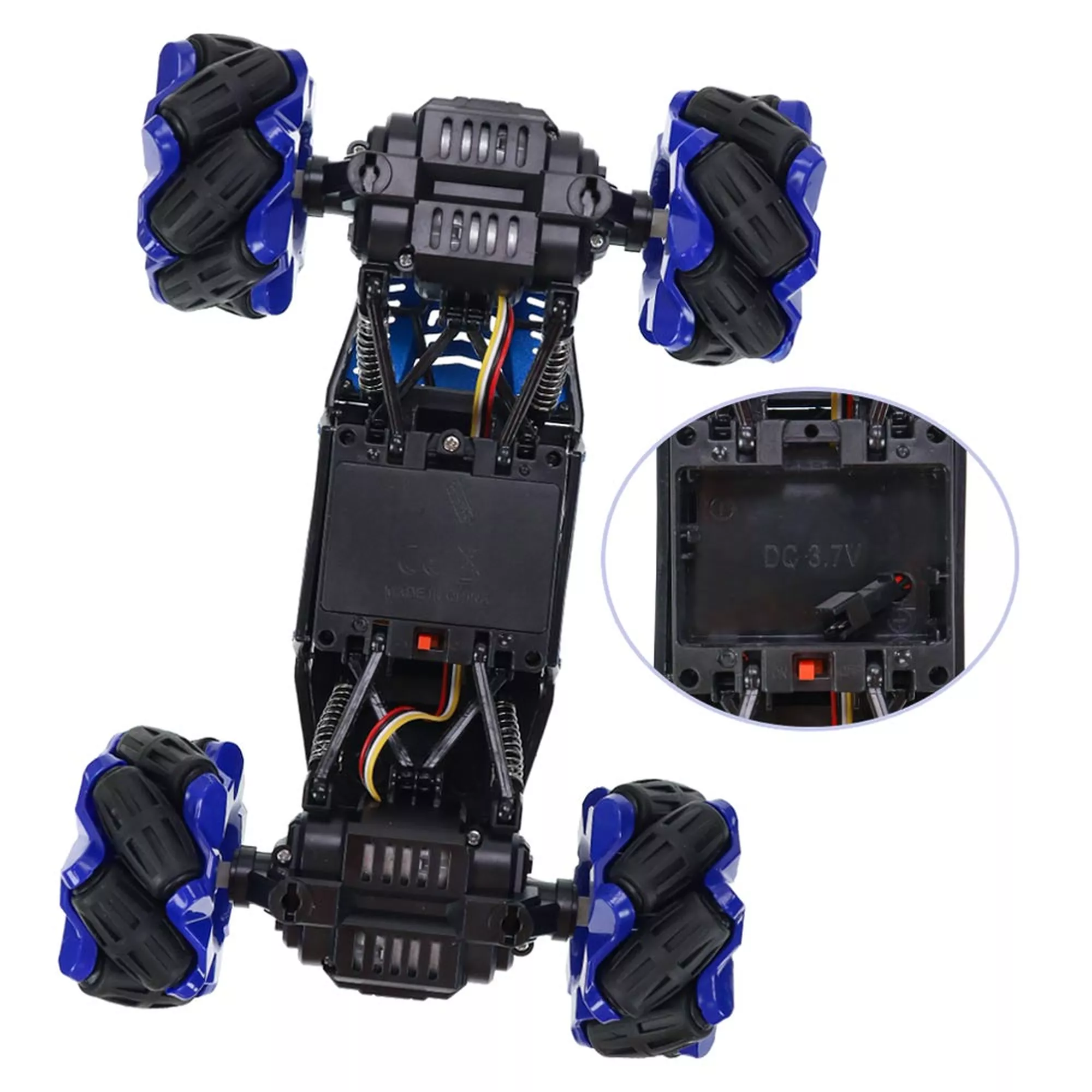 Машинка 23.5*15.5*12CM, 2.4G (батарейки в машину 3.7V，в часы 3*CR2032 в комплекте, цвет микс