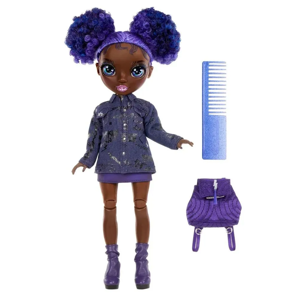 RAINBOW HIGH Кукла Junior Кристал Бэйли 24 см фиолетовая