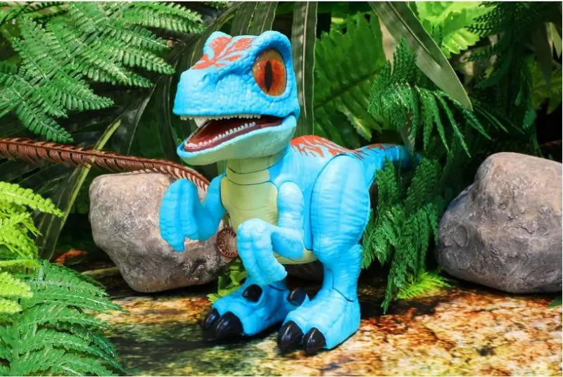 Игрушка Dino Uleashed динозавр Раптор со звуковыми эффектами и электромехан.