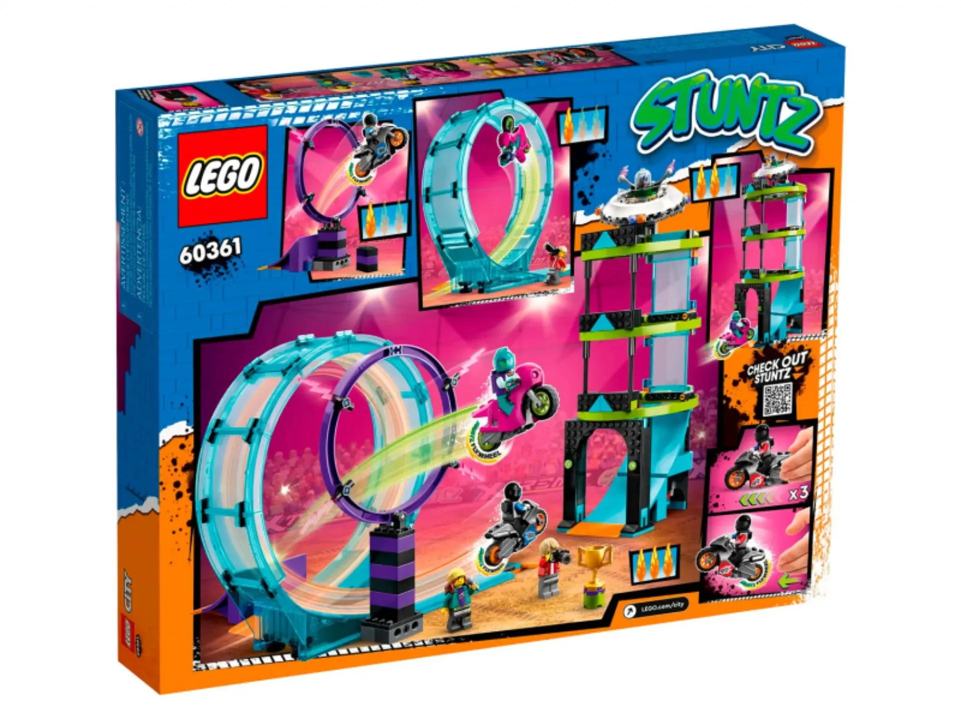 Конструктор LEGO CITY “Главное каскадерское испытание“