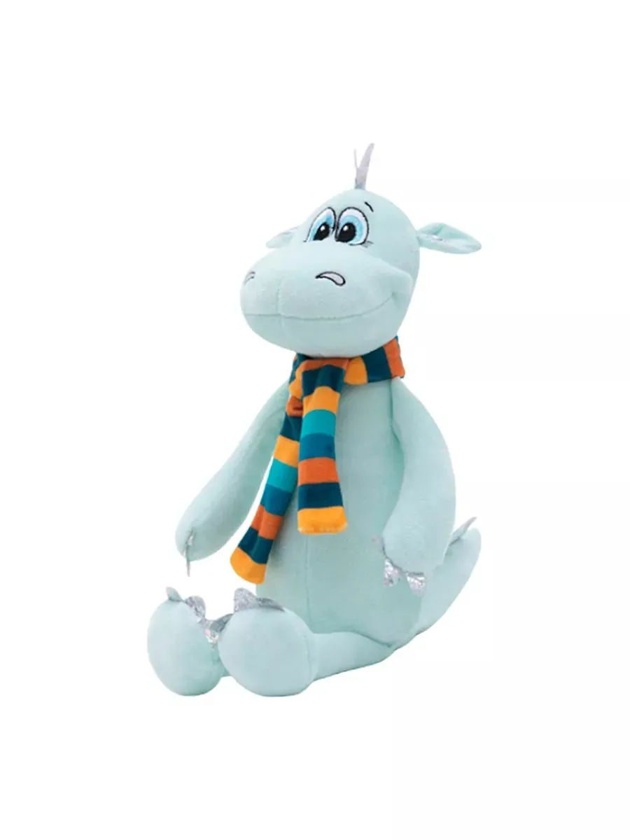 Дракон Дизель, с цветным шарфом, 25см. Арт. 302сл/25/шр