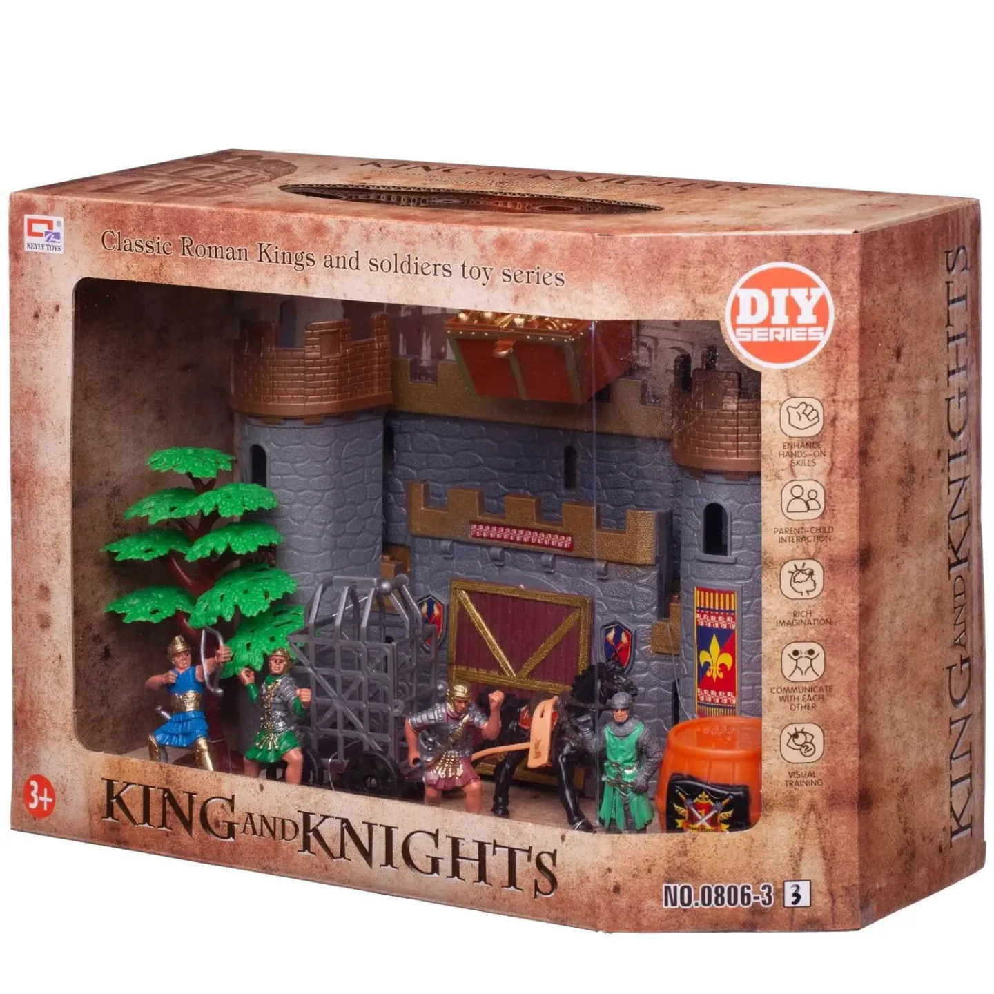 Набор рыцарский “Осада крепости“, в коробке