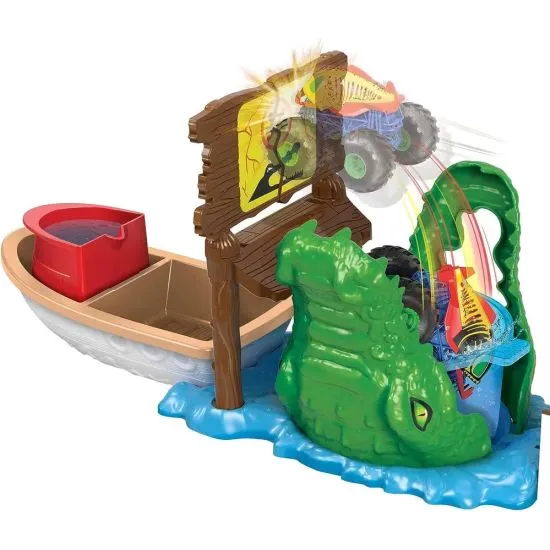 Hot Wheels MONSTER TRUCKS Охота крокодила