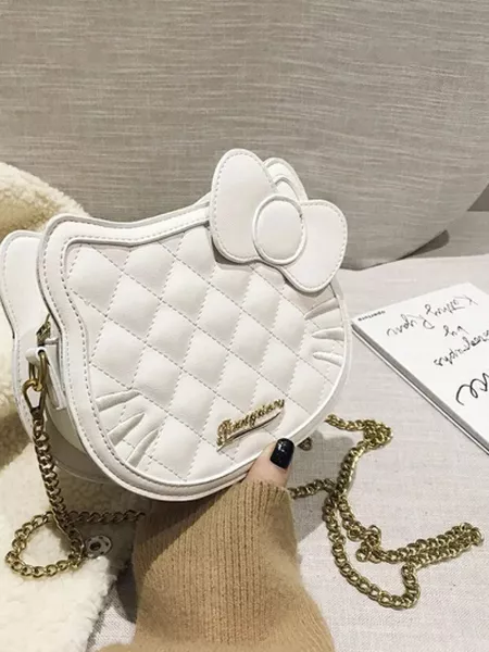 Multibrand Сумка Cat big-white