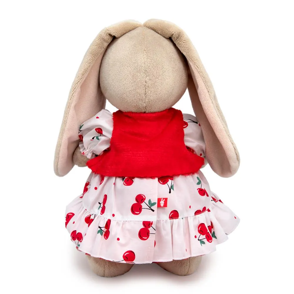 BUDI BASA Зайка Ми в платье с вишнями (большой), 32 см