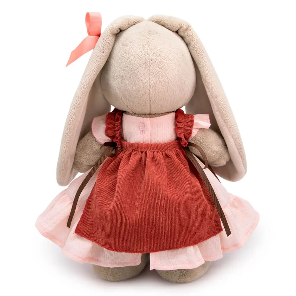 BUDI BASA Зайка Ми в платье и переднике с рюшами (большой), 32 см