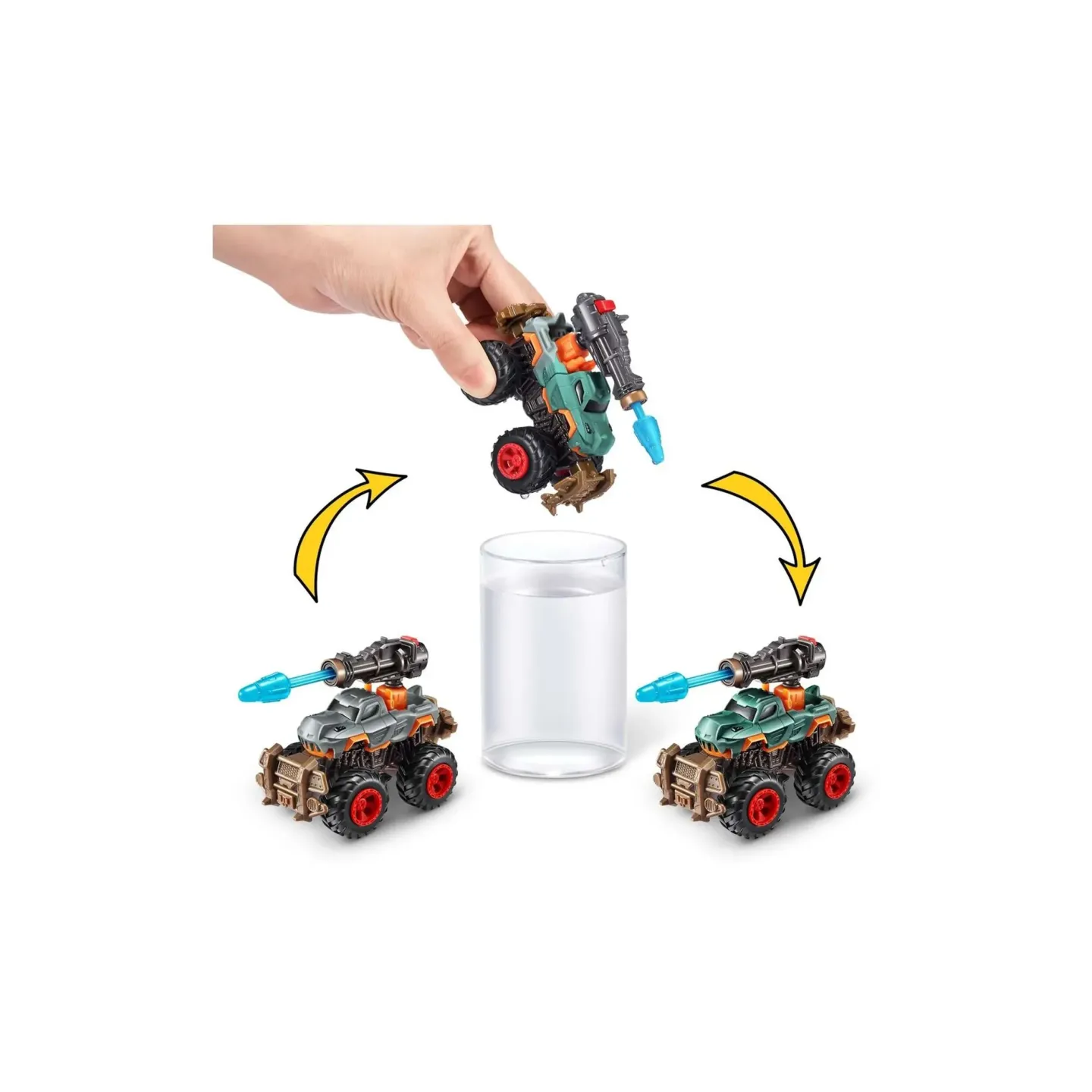 Игр. набор ZURU сюрприз в шаре MONSTER TRUCK машинка с аксессуарами, в ассорт.