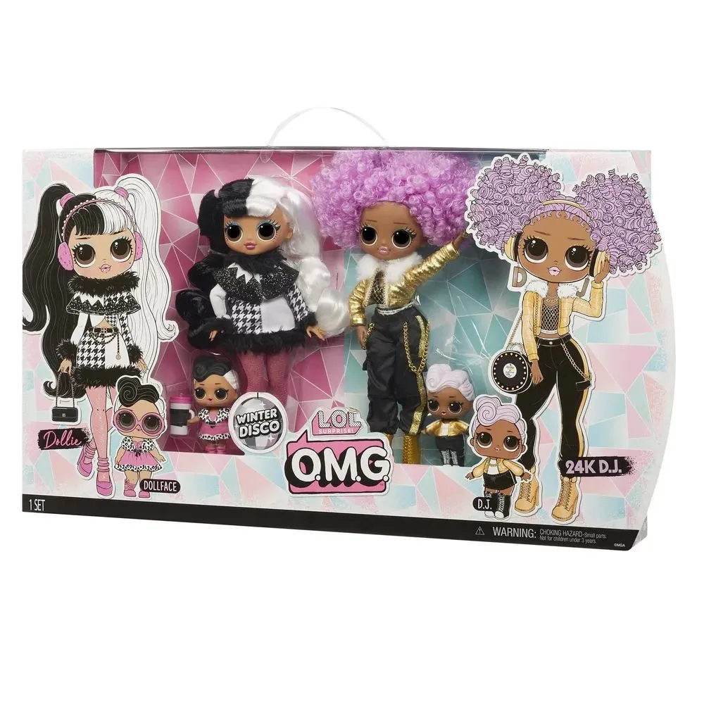 L.O.L.SURPRISE Набор кукол Омг Winter Disco Долли и 24К Диджей