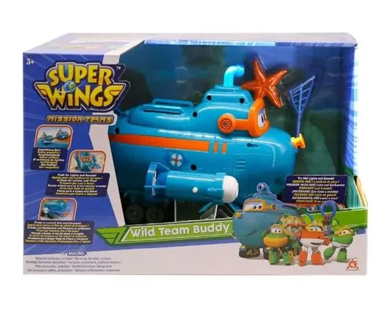 Super Wings Миссия команды: подводная лодка Бадди