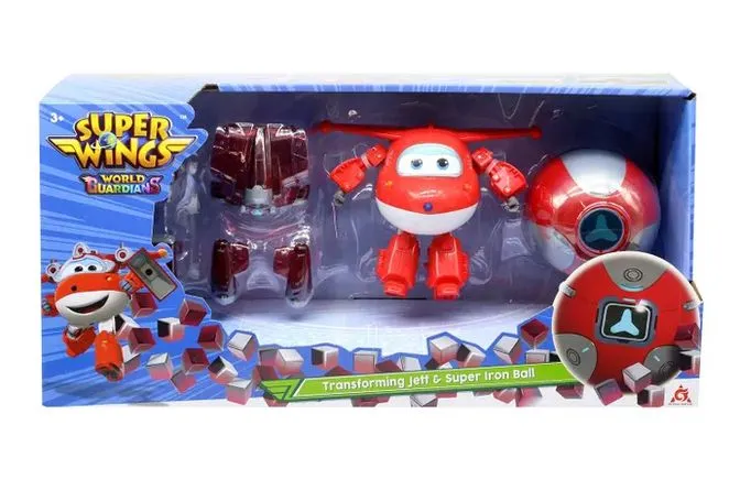 Super Wings Трансформер Джетт с супер шаром