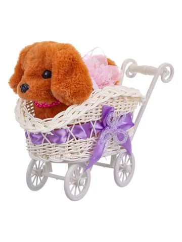 Набор “Зоомагазин“ “Girl's club“ с аксессуарами и коляской, собачка ходит, лает, 