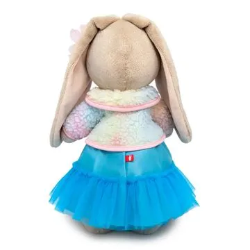 Зайка Ми в голубой юбке 32 см