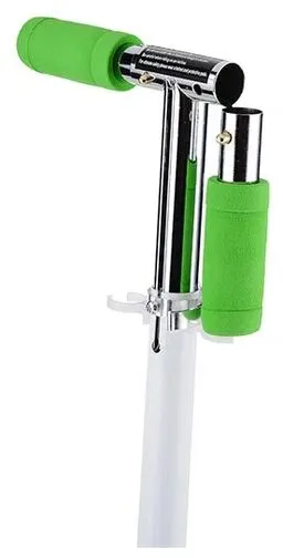 Самокат U001863Y 3-х колесный, зеленый, PVC/ 90 мм, ABEC 7