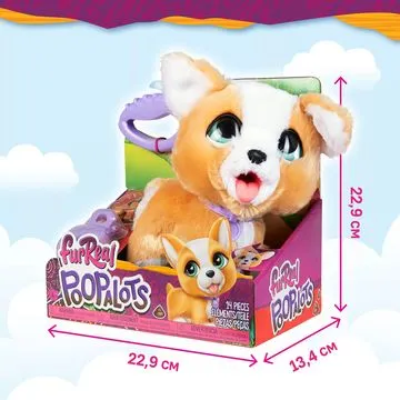 FurReal Friends Интерактивная игрушка Корги на поводке 22 см