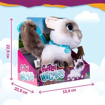 FurReal Friends Интерактивная игрушка Кошка на поводке 22 см