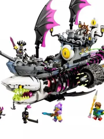 Игрушка Конструктор LEGO  DREAMZzz Кошмарный корабль с акулами