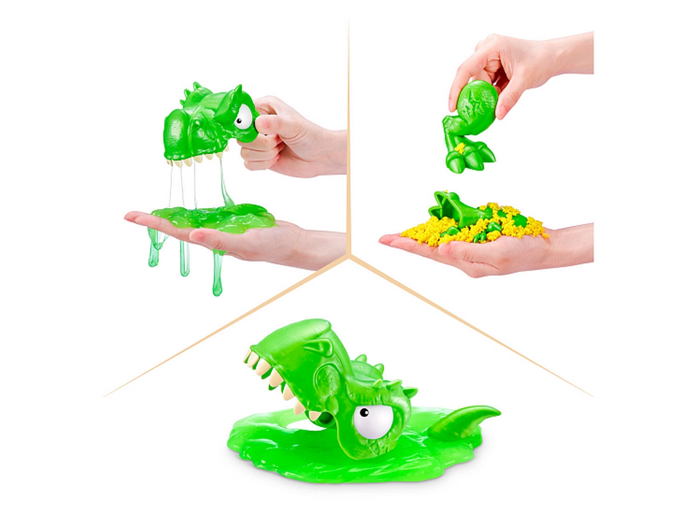 Игровой набор сюрприз в яйце Zuru Smashers  “T-Rex Battle“ мини