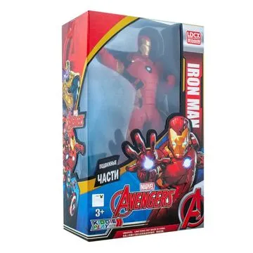 Игрушка для детей, изображающая героя фильма “Железный человек“