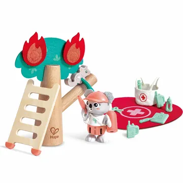 Серия “Играем в спасателей“: Детский игровой набор “Пожарная команда“