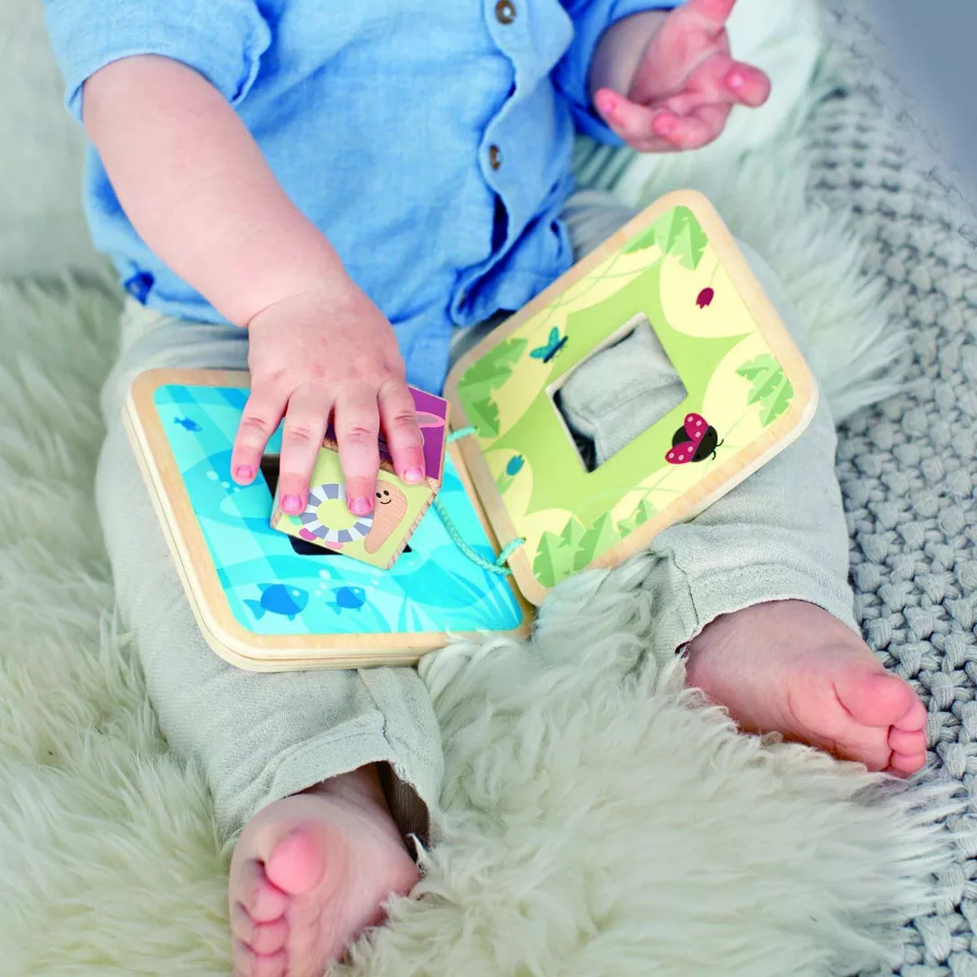 Развивающая игрушка «Малышам» книжка - головоломка 2 в 1