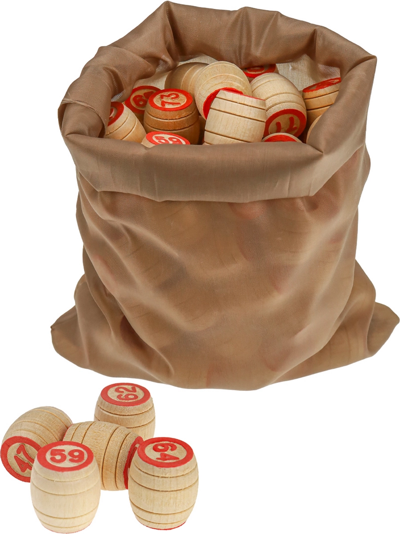 Русское лото в деревянном сундучке