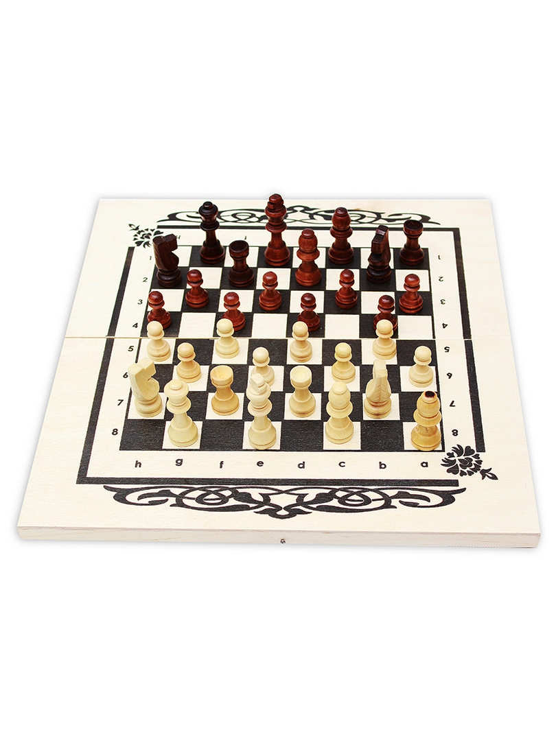 НАБОР 3 В 1 (Нарды, шашки, шахматы) 