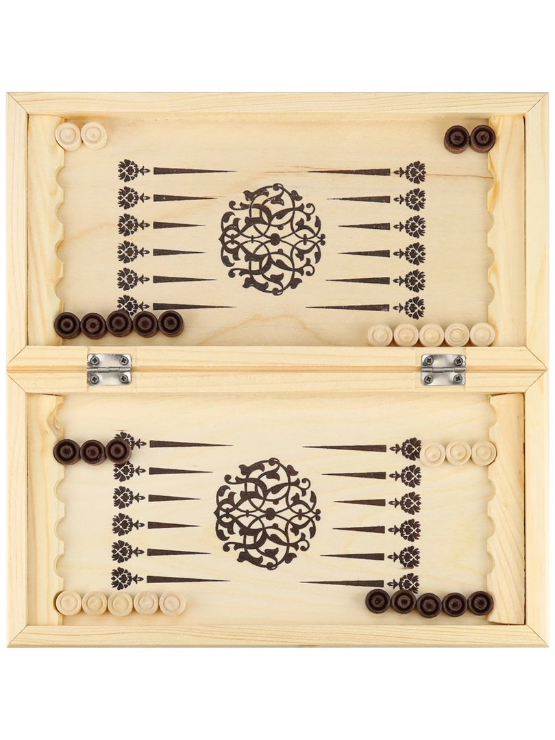 НАРДЫ ДОРОЖНЫЕ (деревянные фишки) 