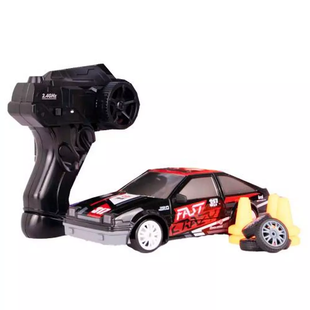 Машинка Р/У Kid Rocks 1:24 Легковая, черный, с аксессуарами 