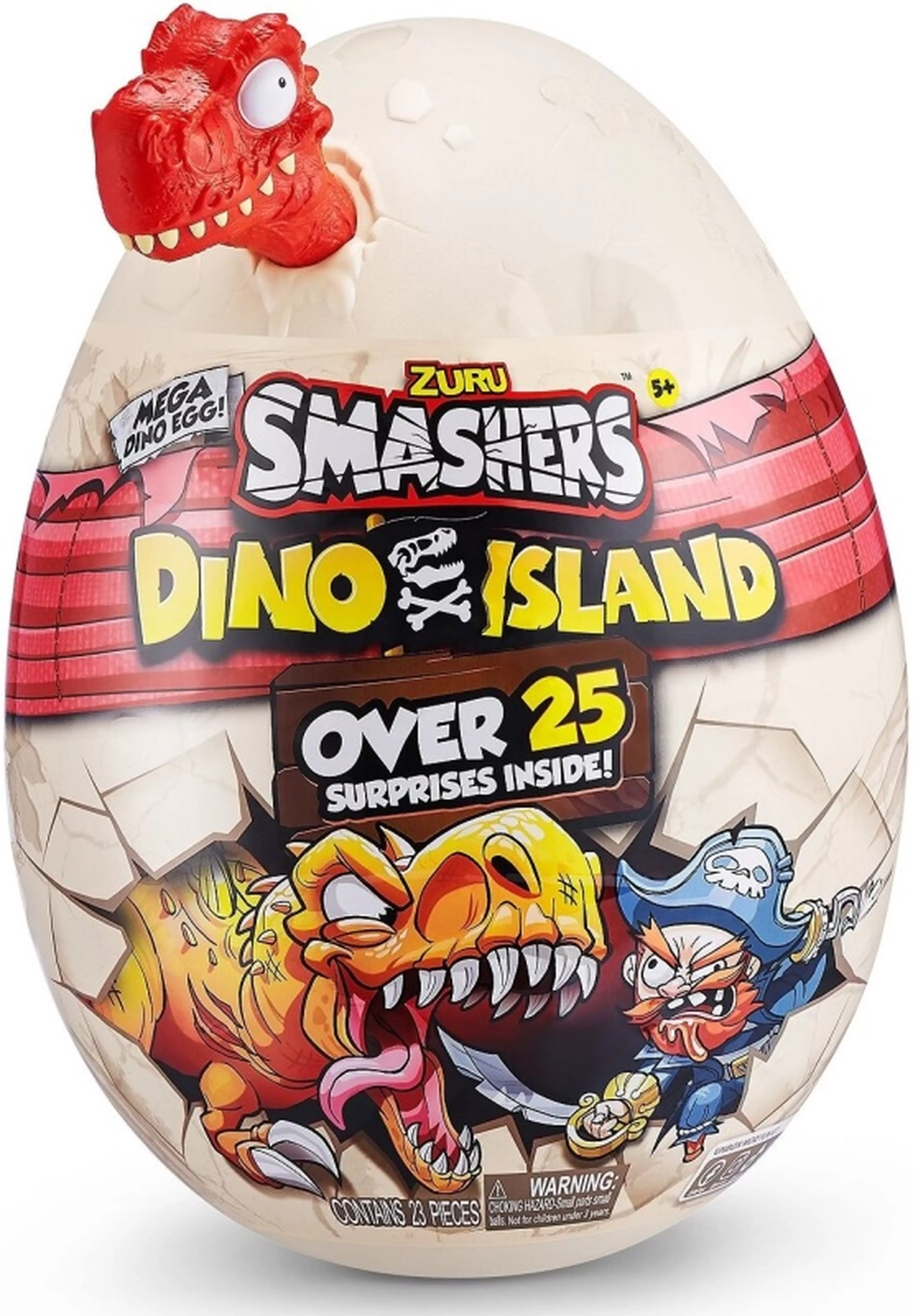 Игровой набор Smashers Dino Island сюрприз в яйце Большое яйцо , 25 сюрпризов 
