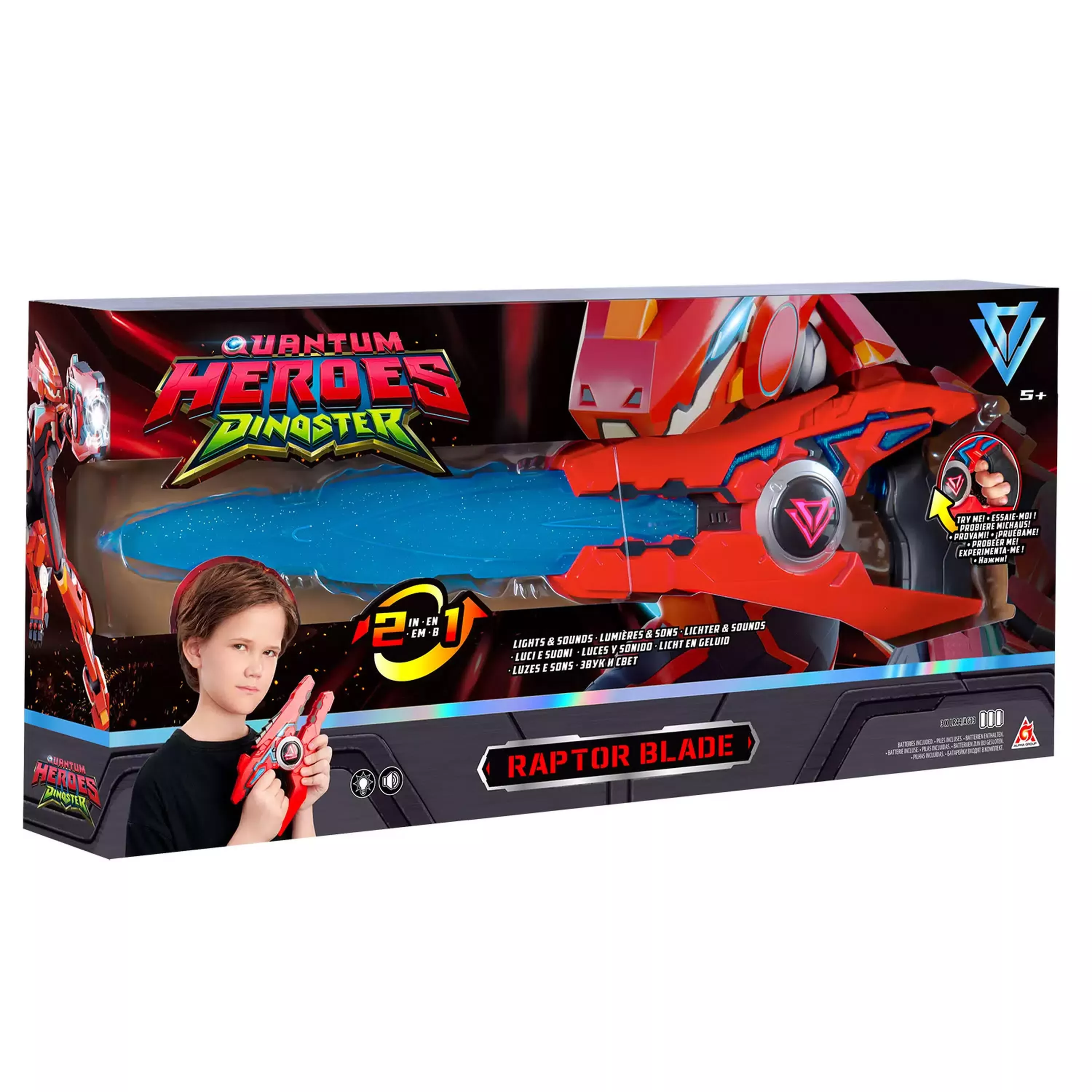 Dinoster Меч Люцио свет и звук