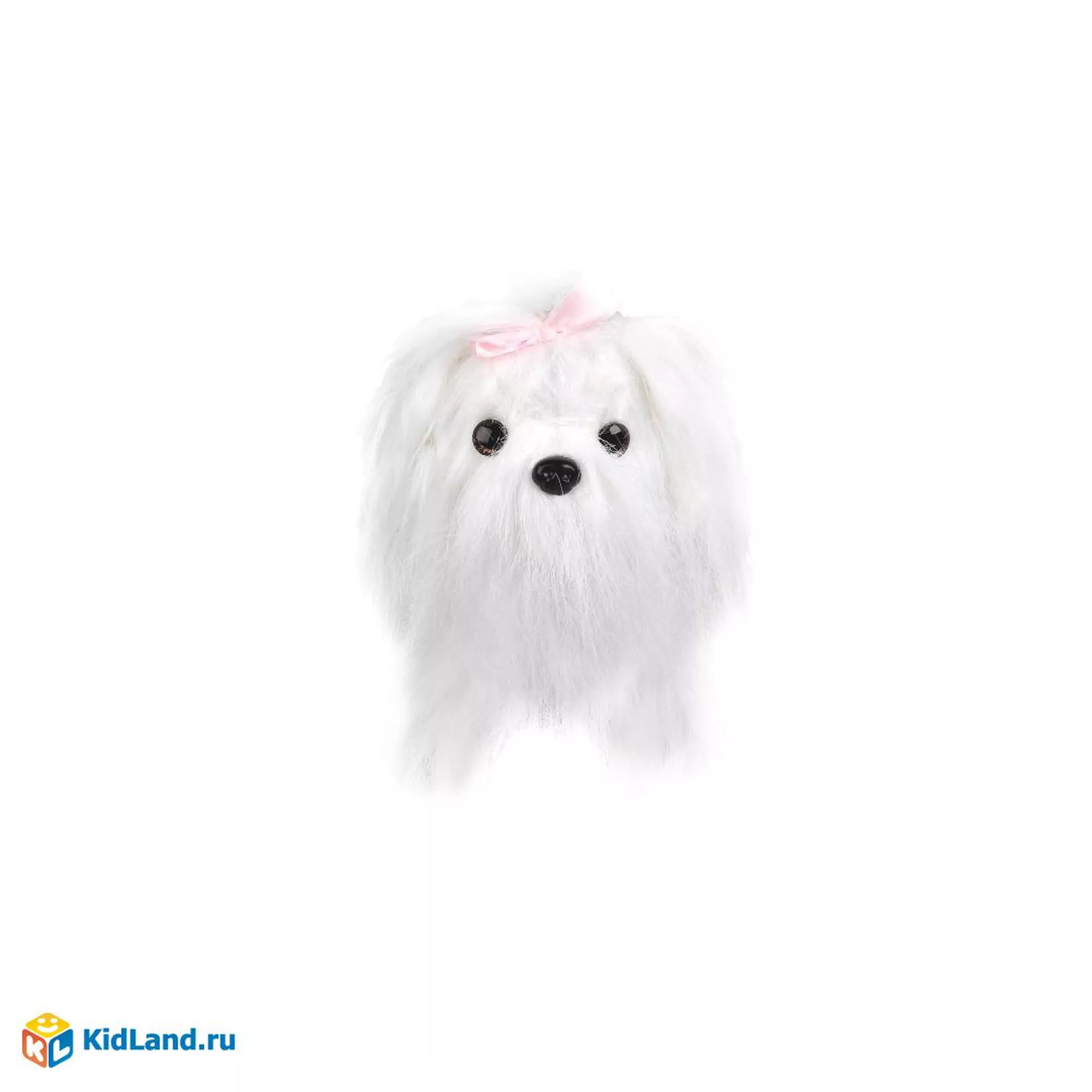 Интерактивный щенок Жемчужинка 22см с поводком и расческой 