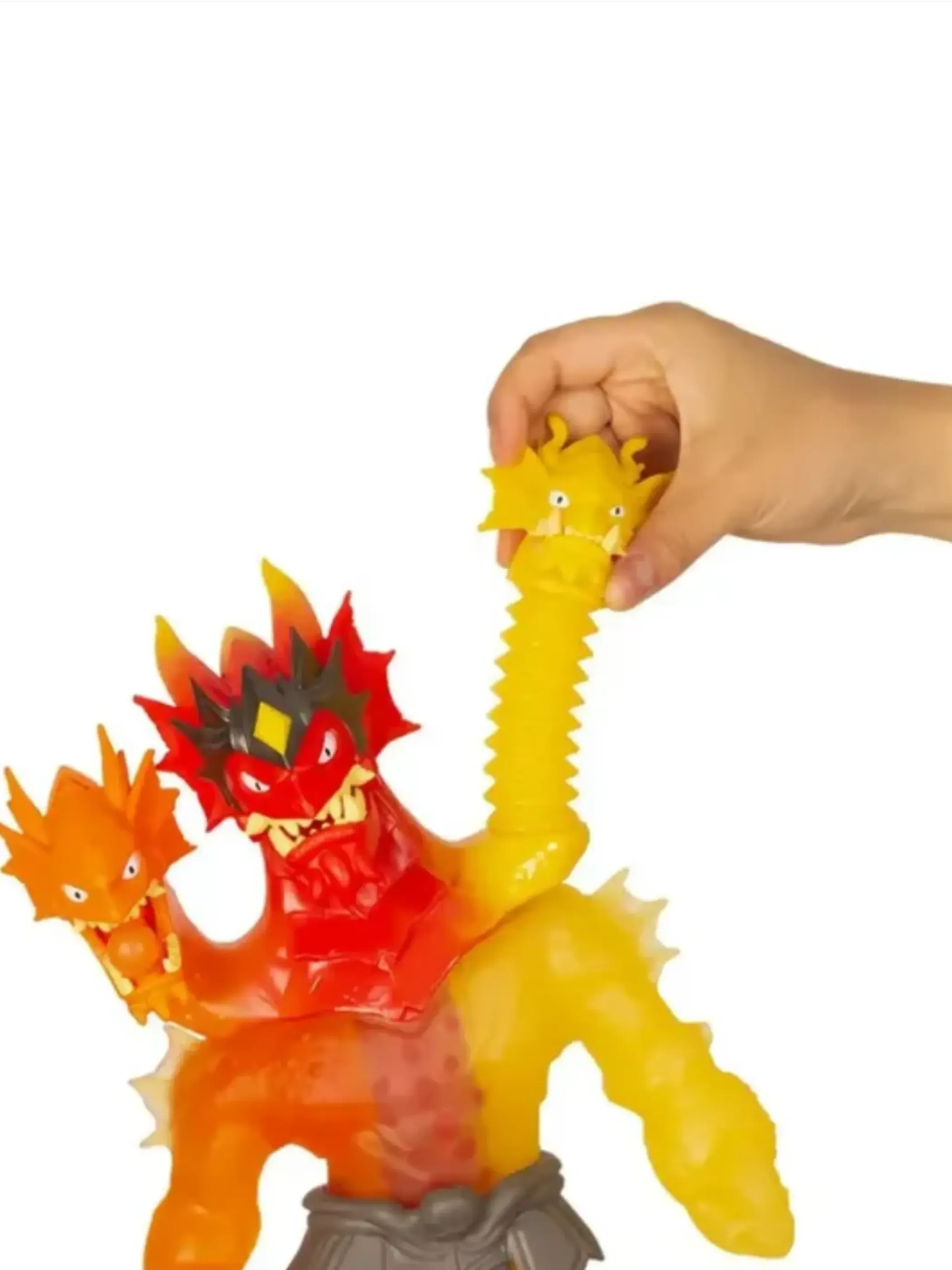 GooJitZu Игровой набор Неистовый Вулканический Царь Гидра Стретч Страйкерс тянущаяся