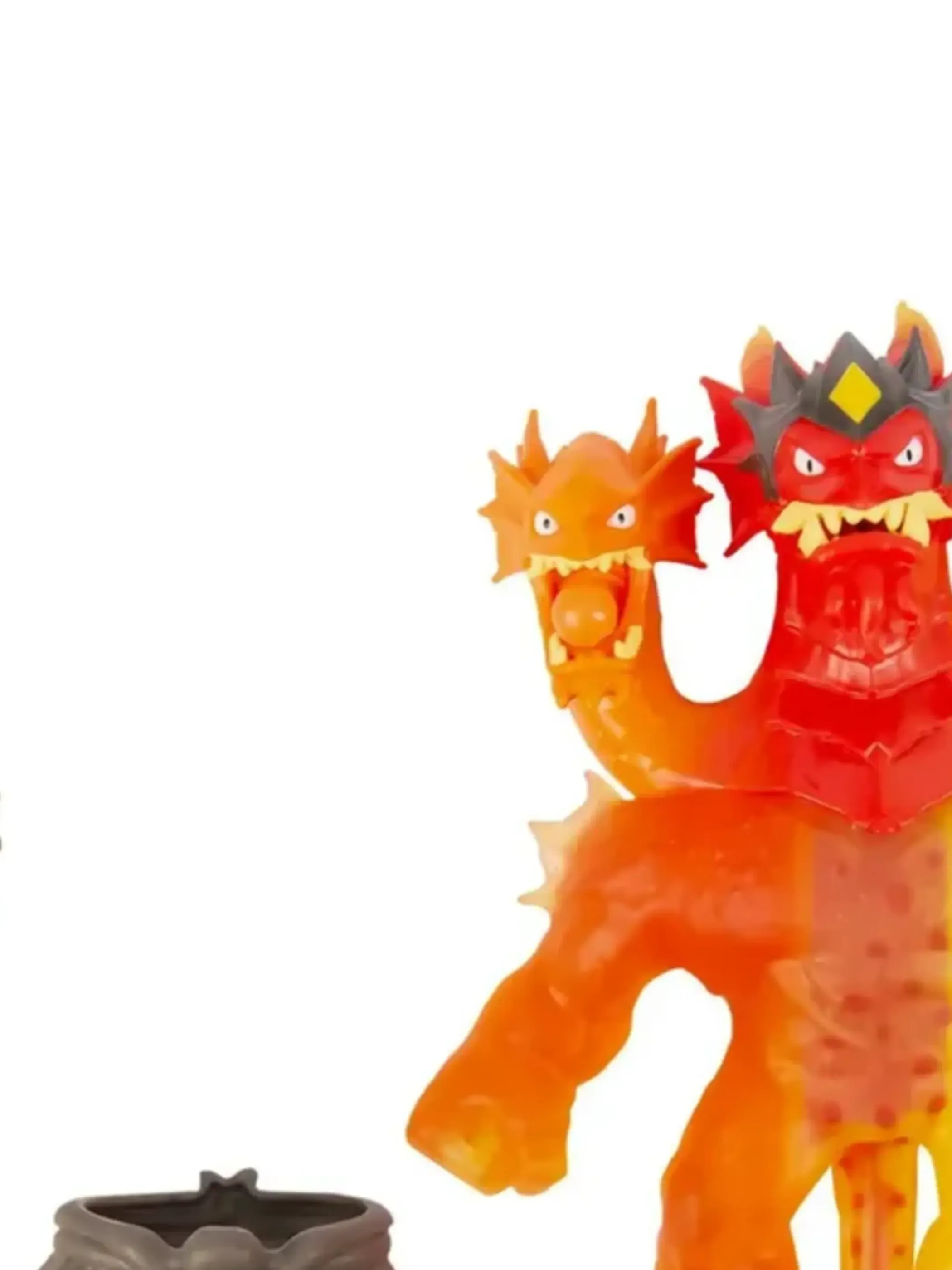 GooJitZu Игровой набор Неистовый Вулканический Царь Гидра Стретч Страйкерс тянущаяся