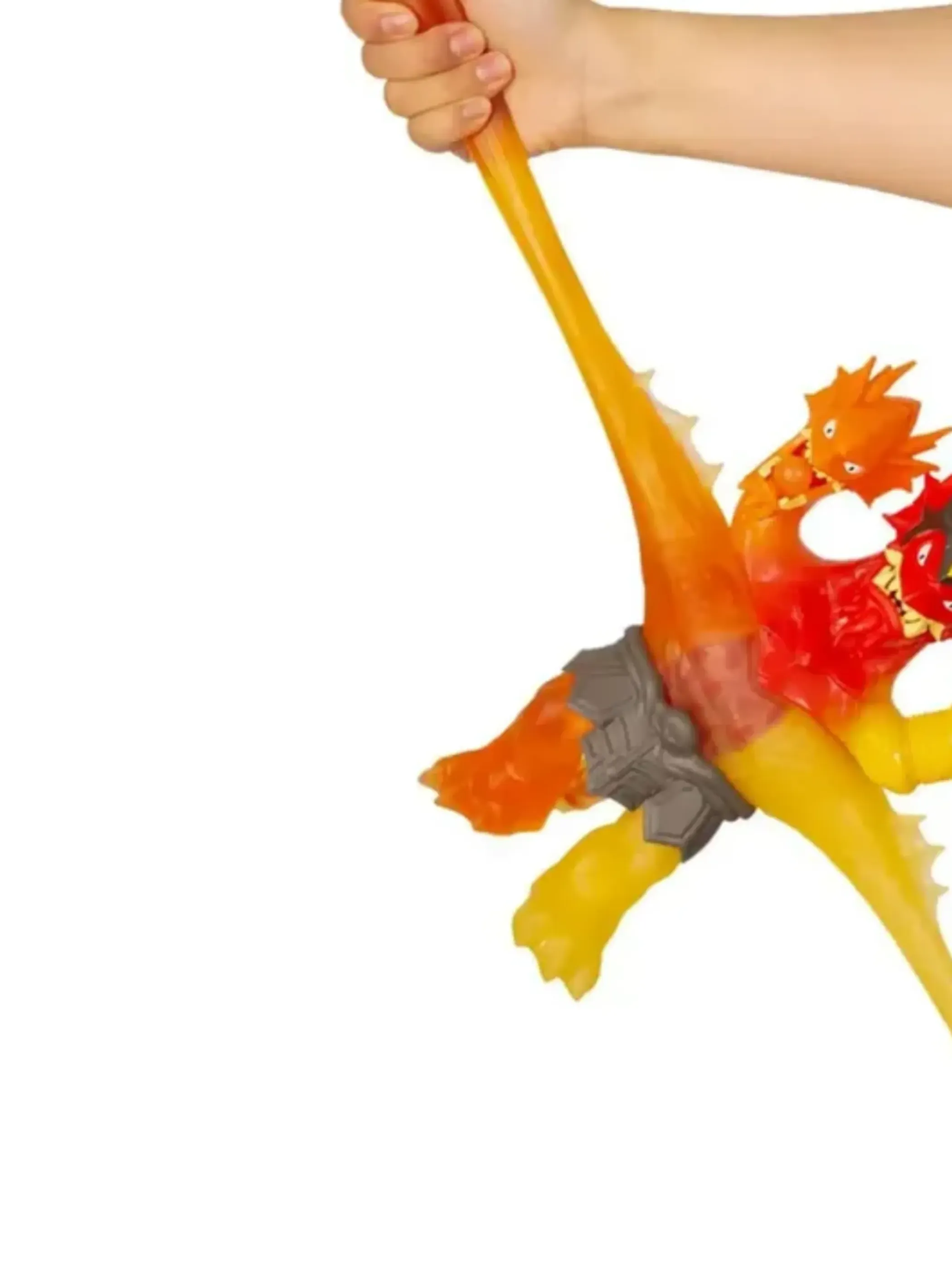 GooJitZu Игровой набор Неистовый Вулканический Царь Гидра Стретч Страйкерс тянущаяся