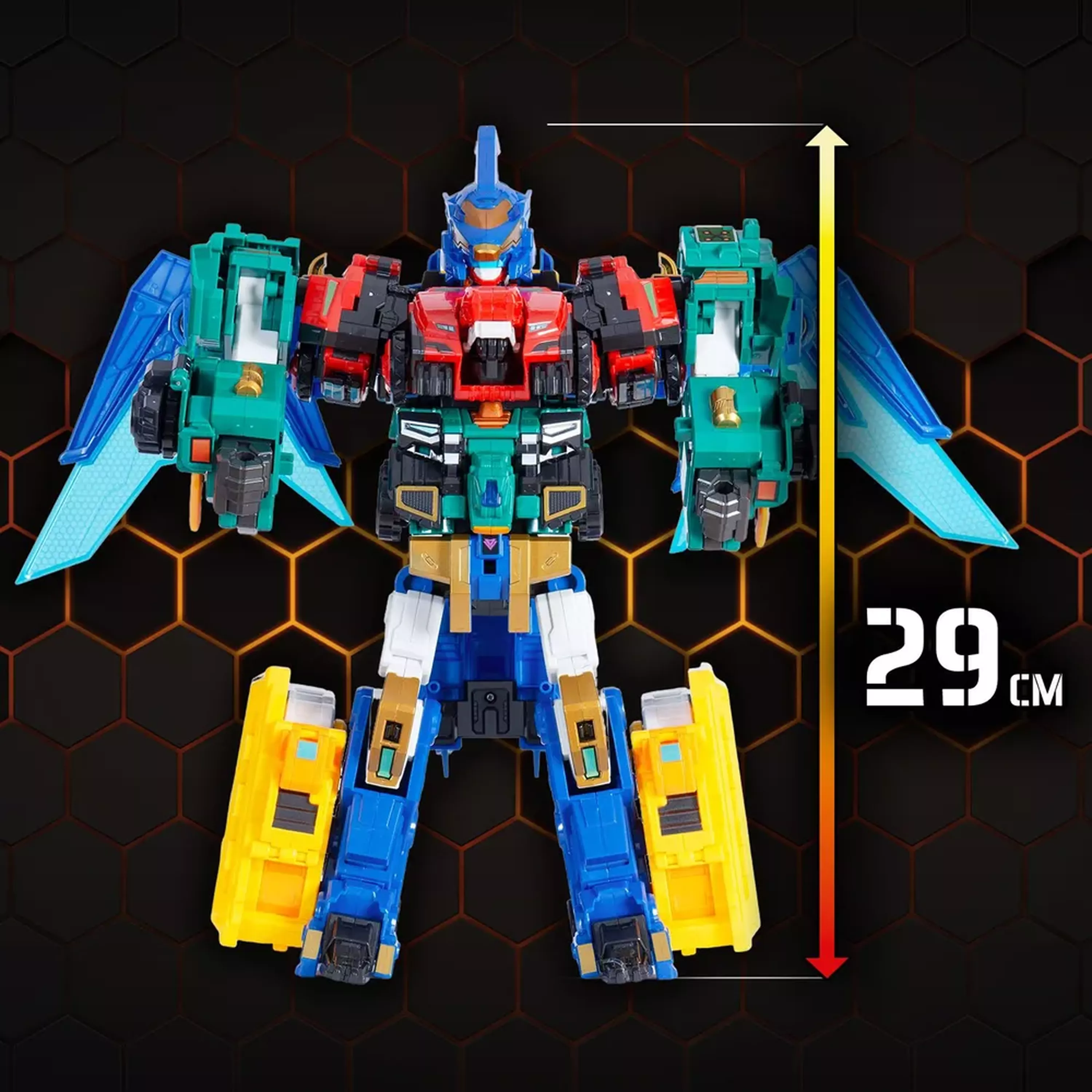 Dinoster Ультра-трансформер 8-в-1 Метатрон 3 режима игры.