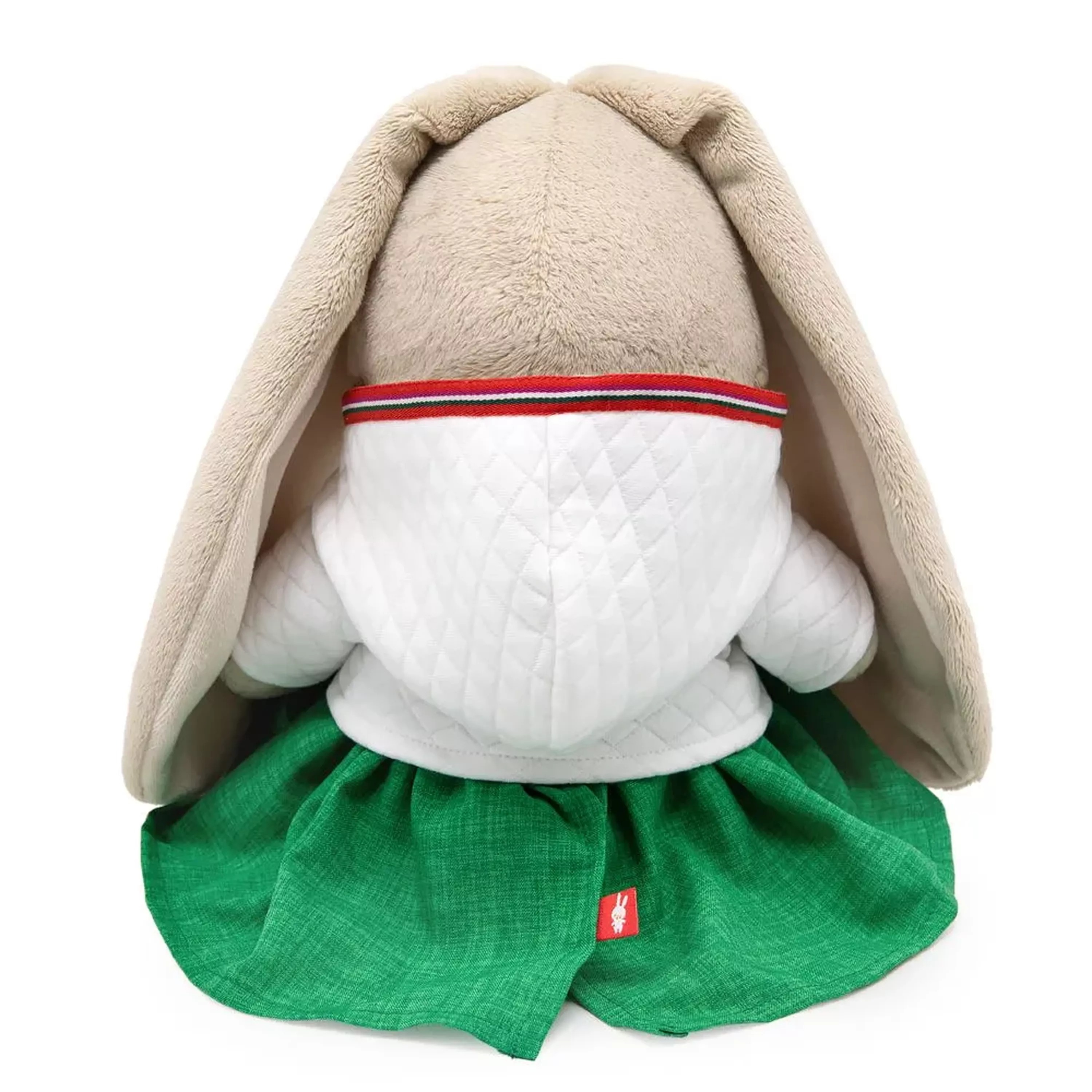 BUDI BASA Зайка Ми в курточке и с земляничкой на ушке (большой) 23см