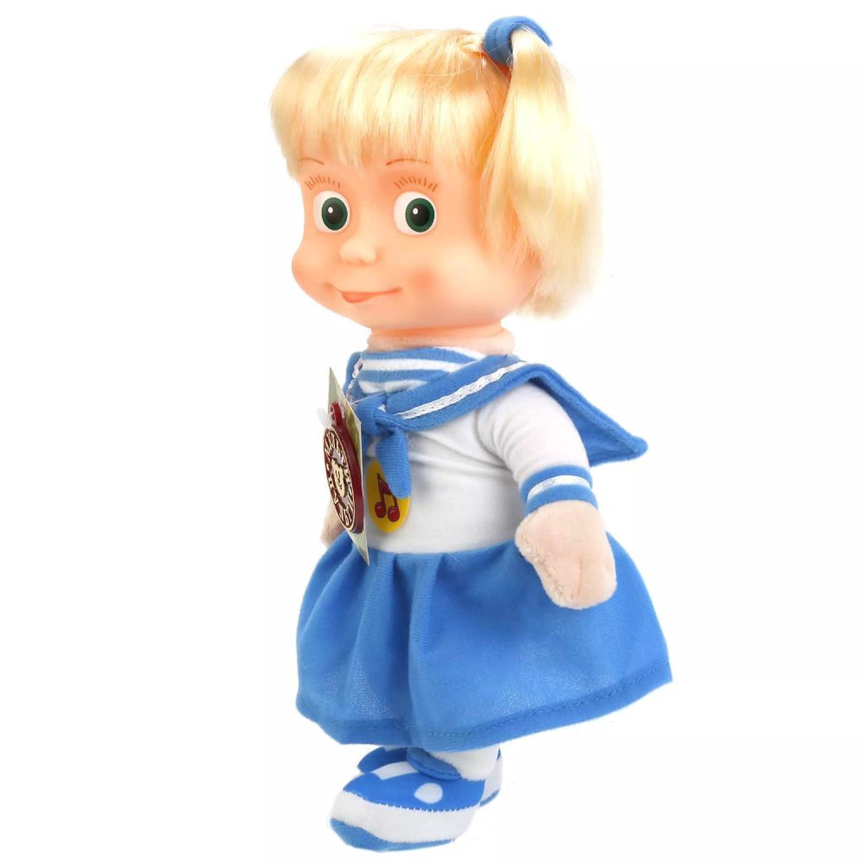 Игрушка мягкая Маша И МЕДВЕДЬ маша-морячка 29 см, муз. чип, в пак. МУЛЬТИ-ПУЛЬТИ