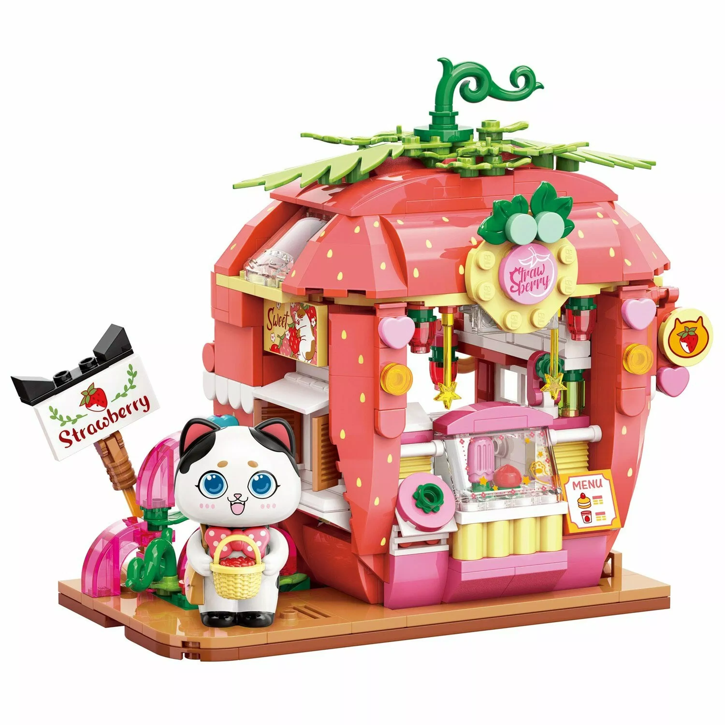 Конструктор Keeppley серия Lovely Street Магазин-клубничка