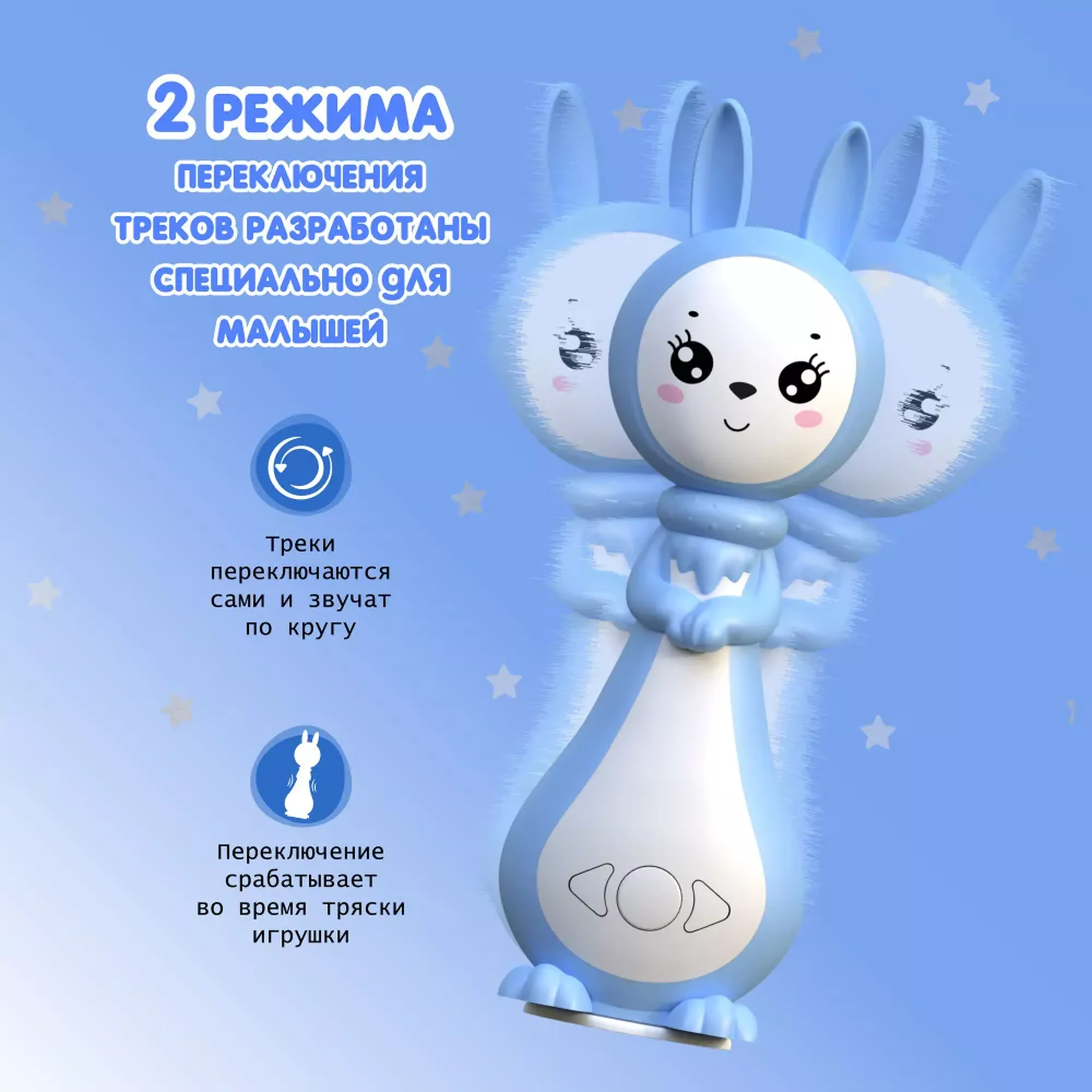 «Зайчик Няня Грызушка». Музыкальная интерактивная игрушка