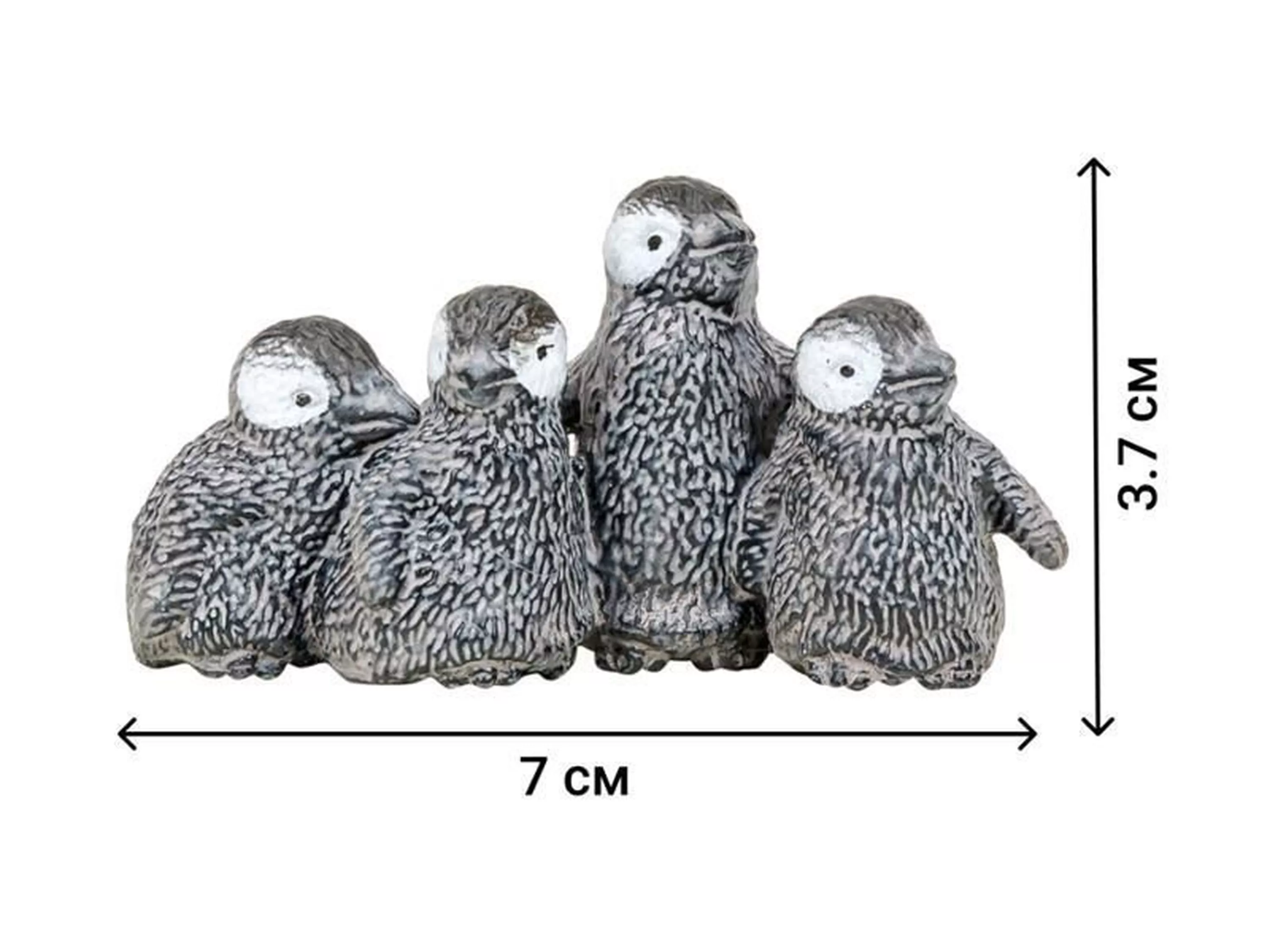 Фигурки игрушки серии “Мир морских животных“: Белые медведи, пингвины (набор из 12 фигурок)