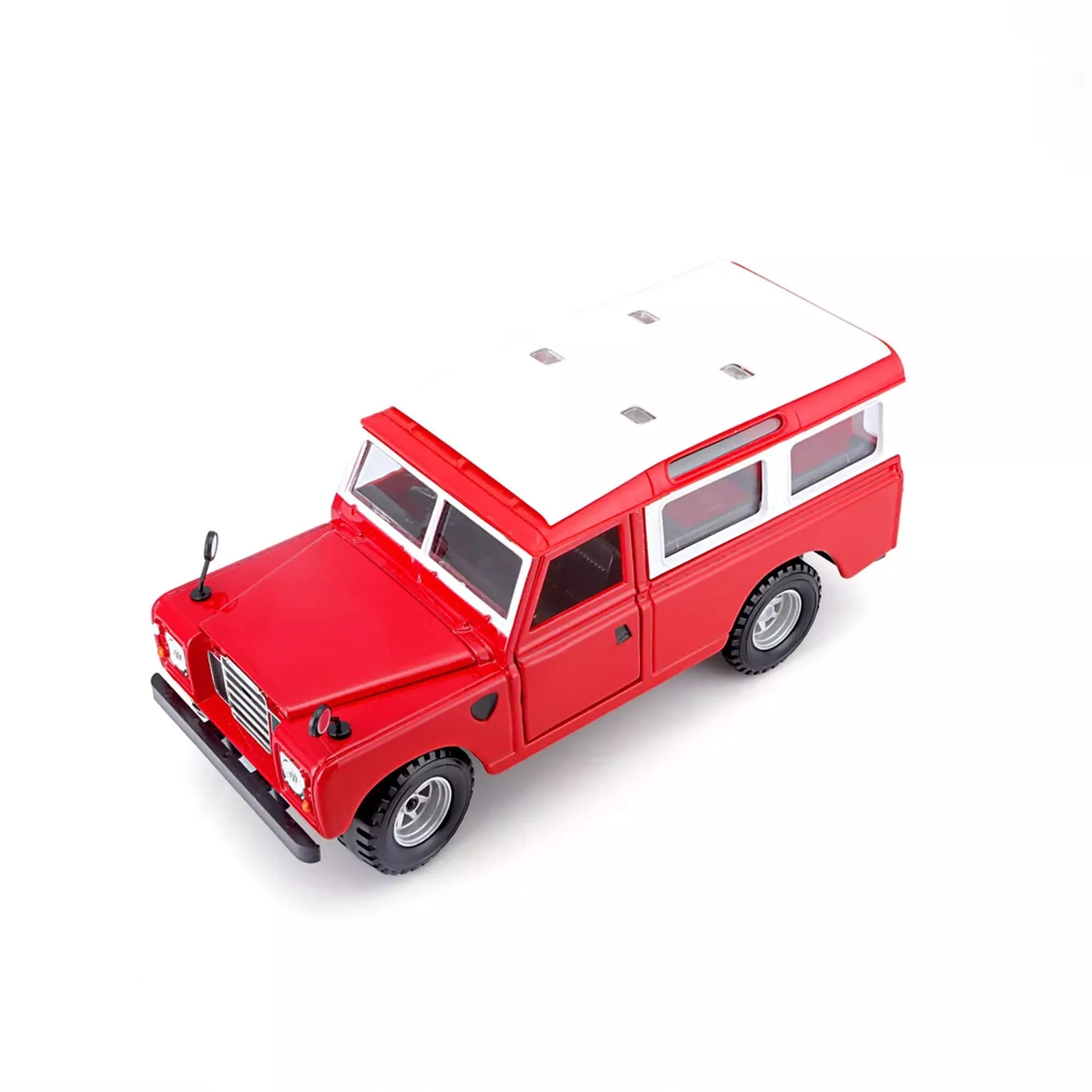 Машинка die-cast Land Rover Series II, 1:25, красная, открывающиеся двери
