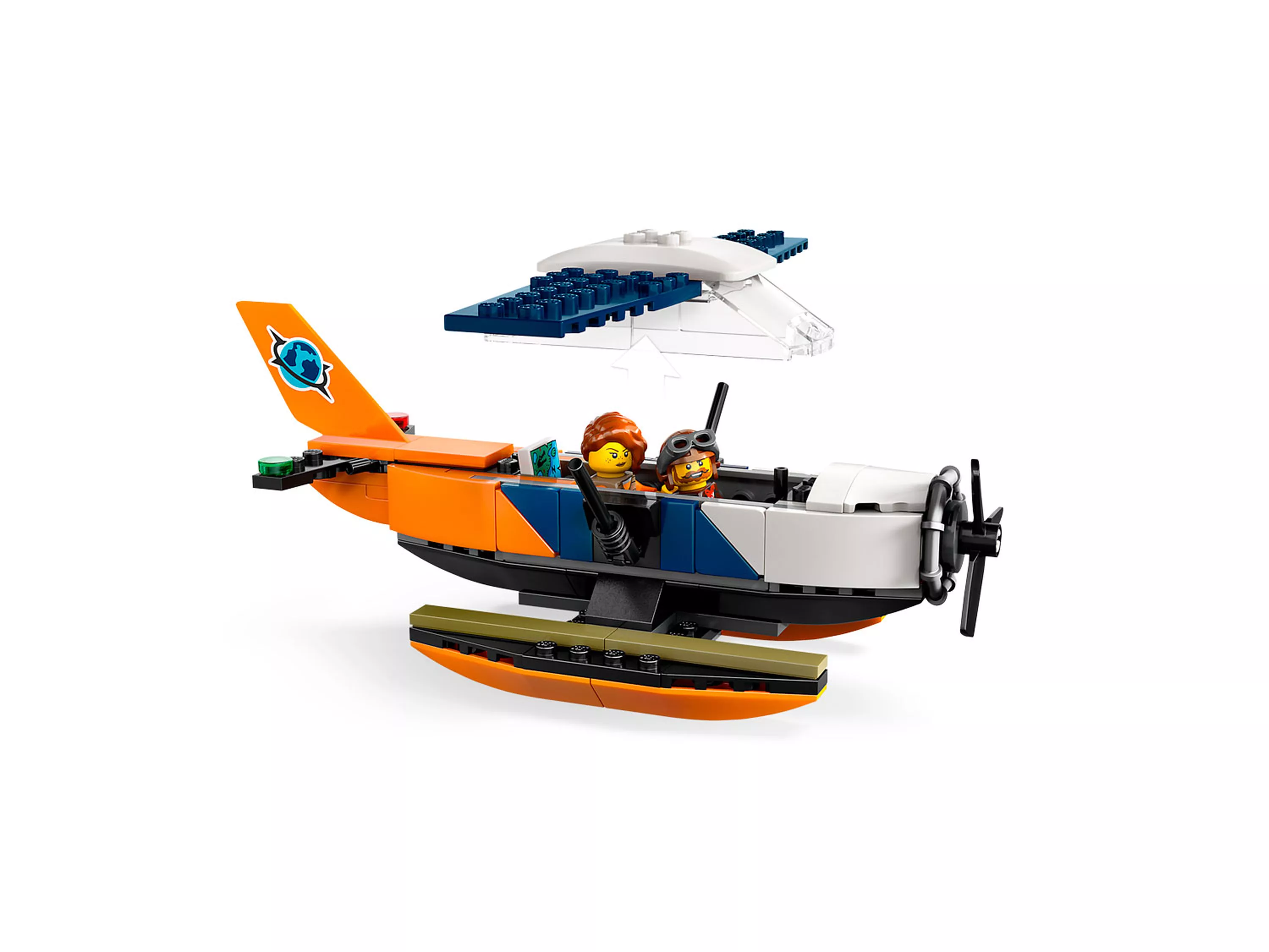 Конструктор LEGO Водный самолет для исследования джунглей