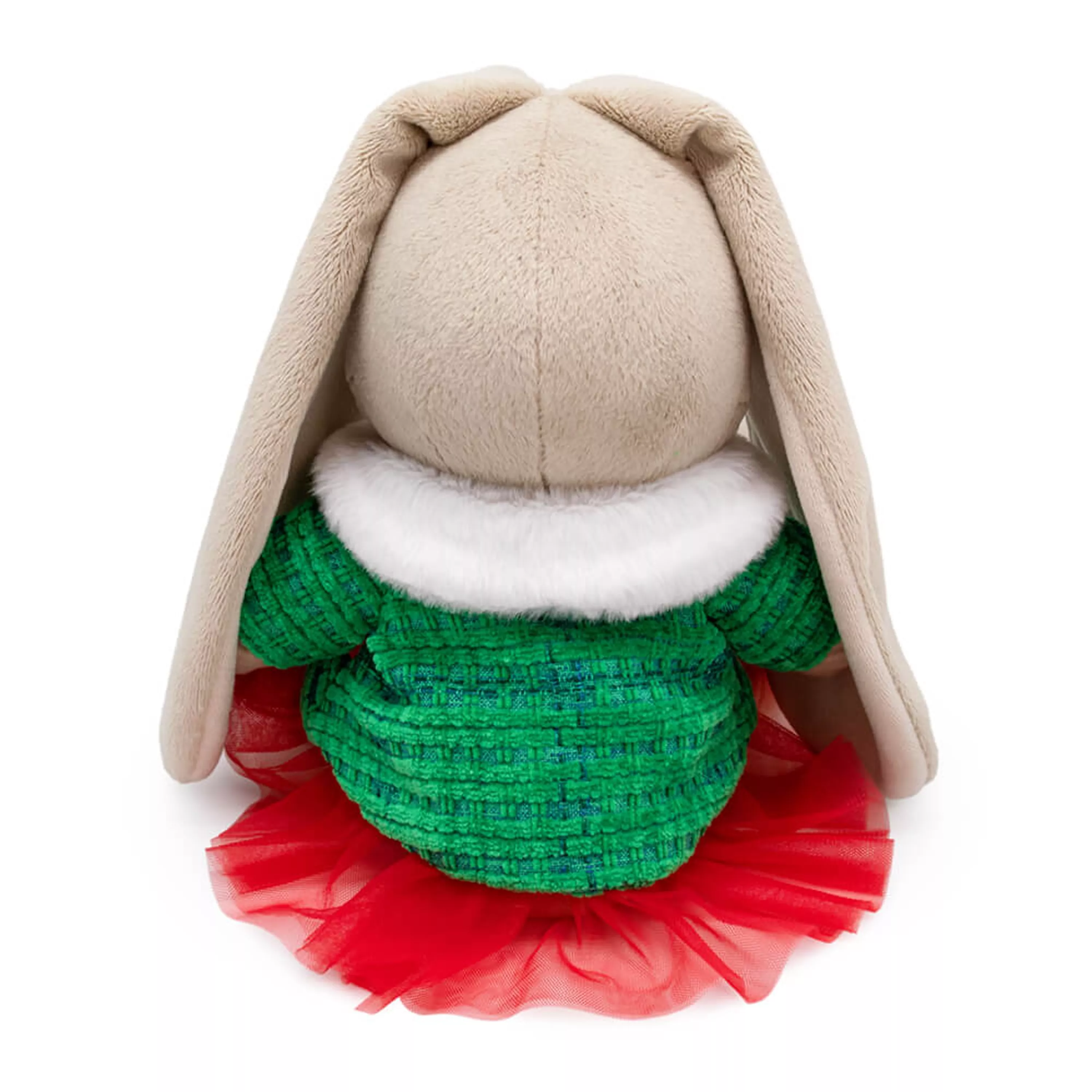 BUDI BASA Зайка Ми в курточке с меховым воротником и юбке (малый) 18 см