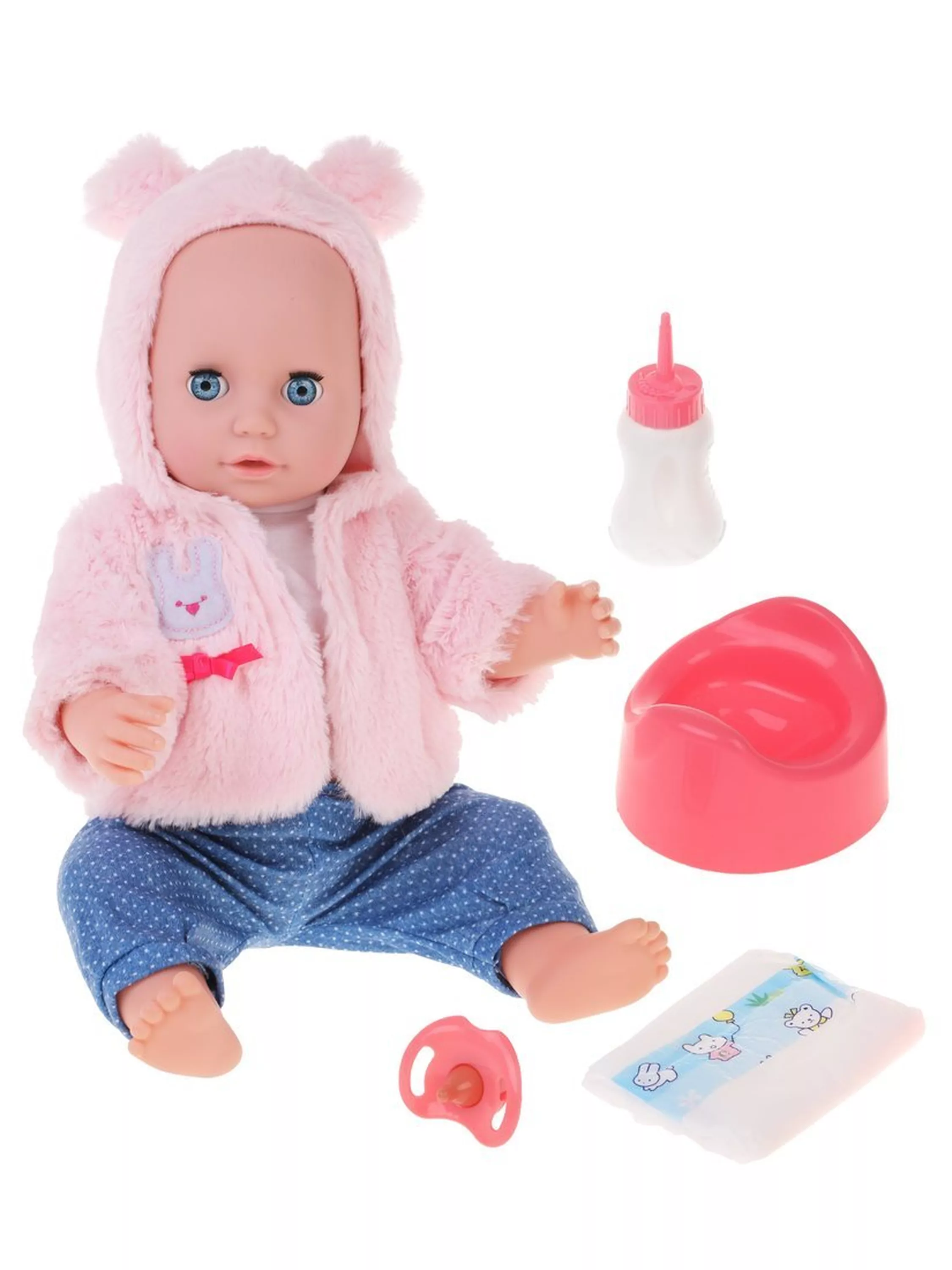 Пупс интерактивный 43см «Позаботься обо мне»